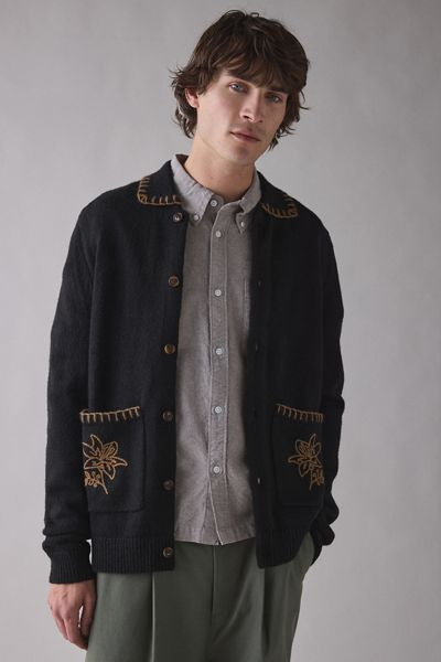 Stussy Vertical Stripe Cardigan | Urban Outfitters
