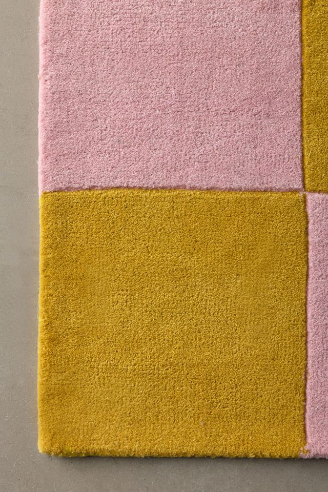 Farrah Colorblocked Tufted Wool Rug #3