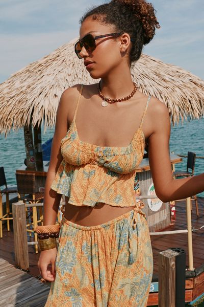 UO Lily Open-Knit Flyaway Crop Cardigan | Urban Outfitters