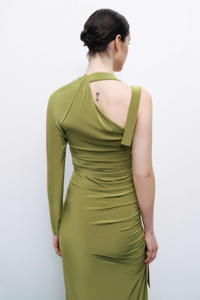 Nocturne One Shoulder Maxi Dress #3