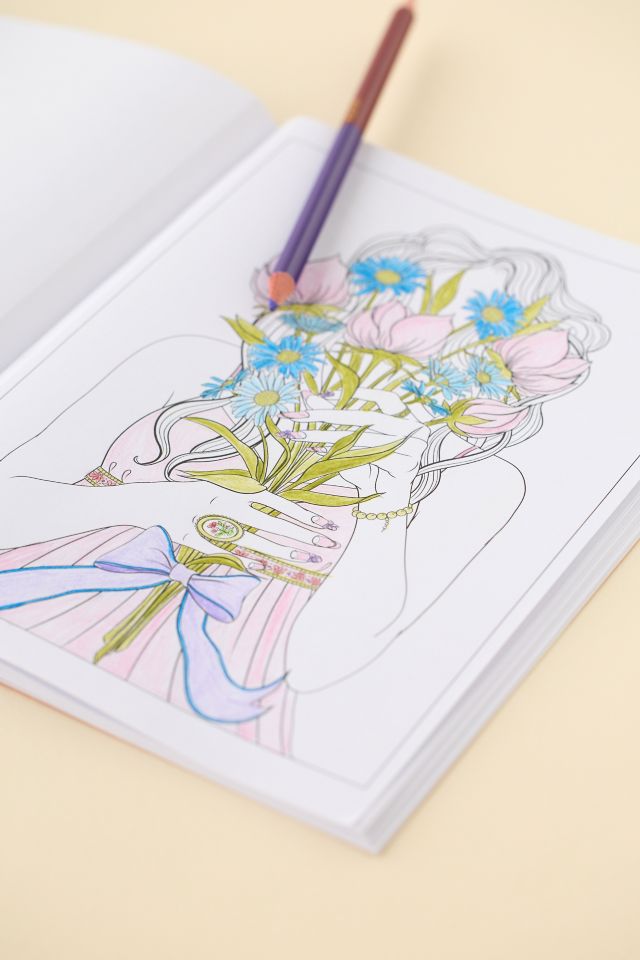 Coquette: A Coloring Book Of Dreamy Designs For The Romantic Soul By Chellie Carroll #3