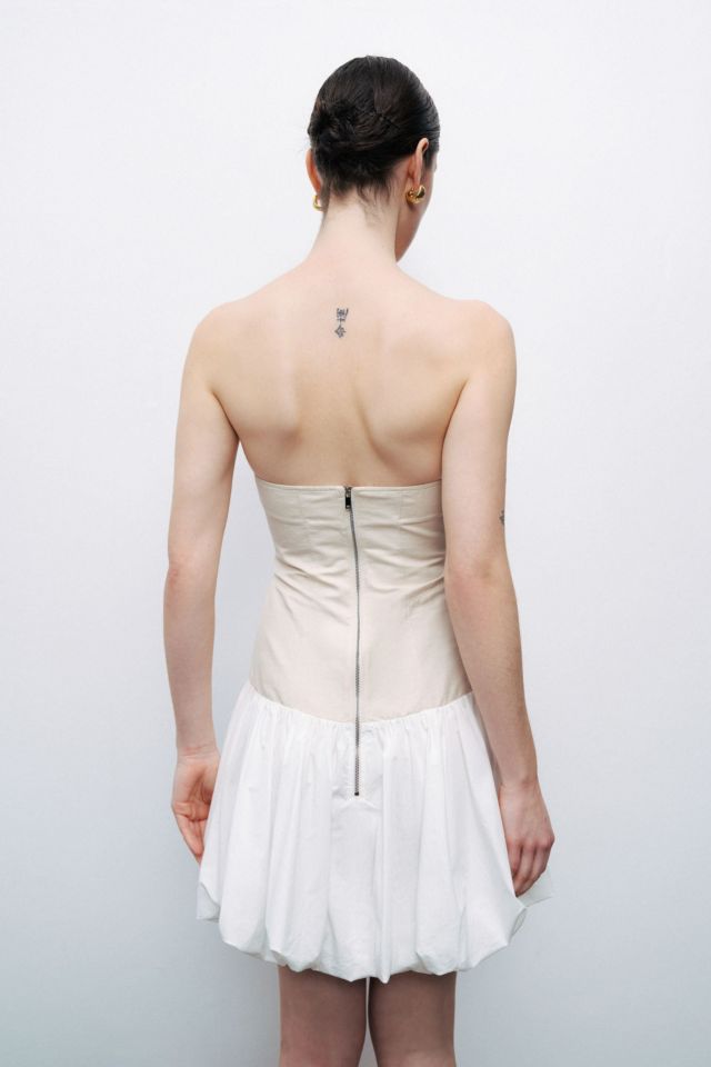 Nocturne Strapless Bubble Skirt Mini Dress #2