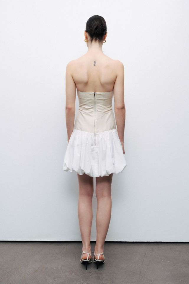 Nocturne Strapless Bubble Skirt Mini Dress #3