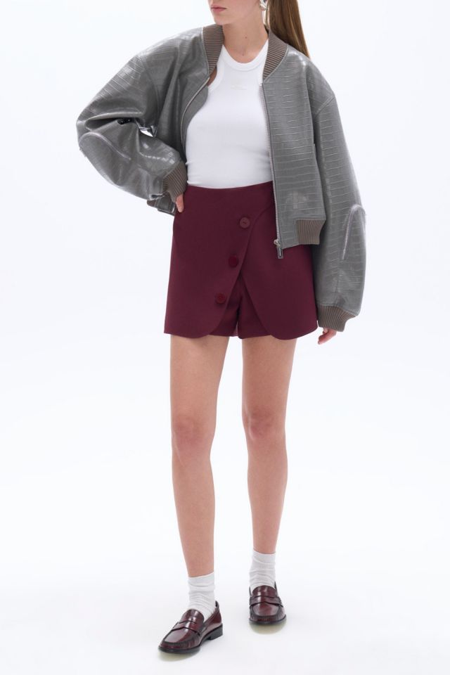 Nocturne Faux Leather Bomber Jacket #3