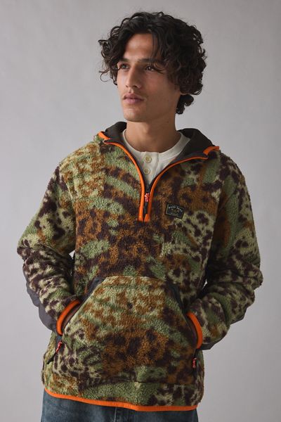 OBEY Portions Piled Fleece Jacket | Urban Outfitters