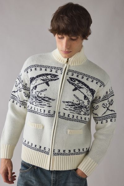 Dark Seas Old Timer Zip-Up Sweater
