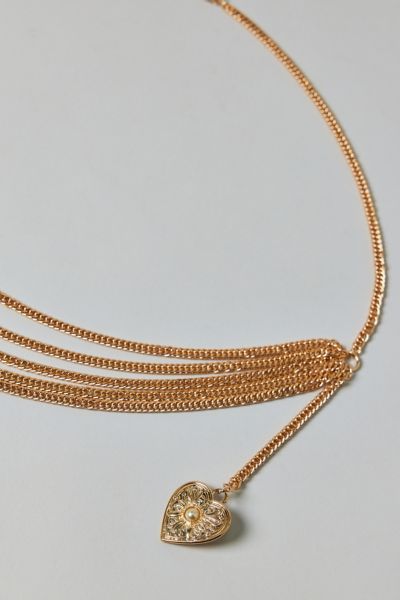 Heart Draped Chain Belt