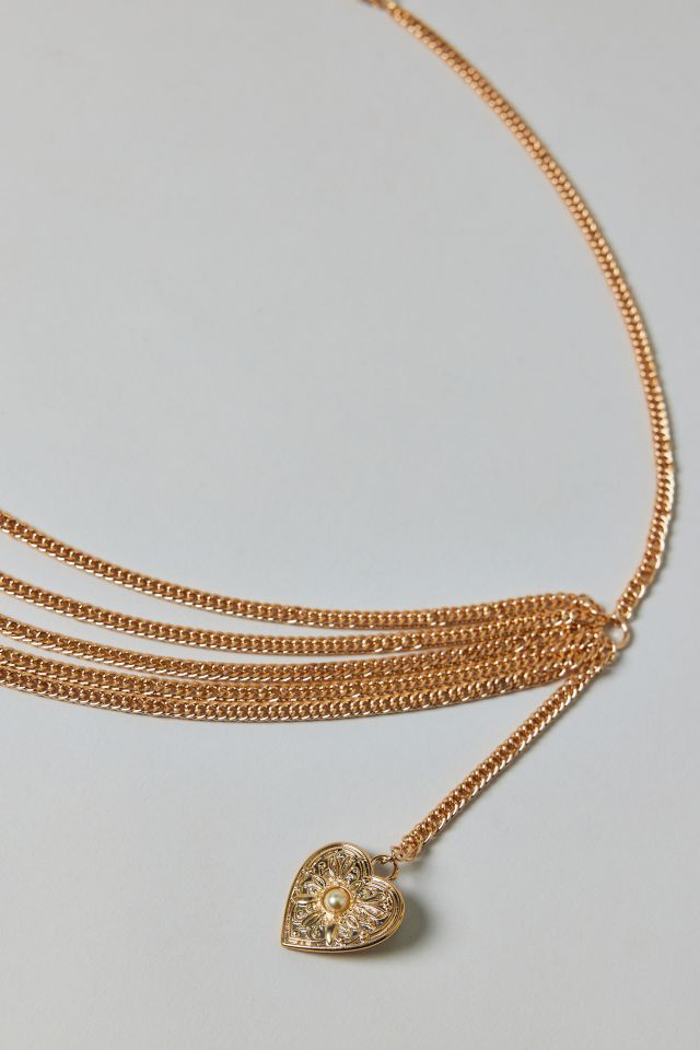 Heart Draped Chain Belt #1
