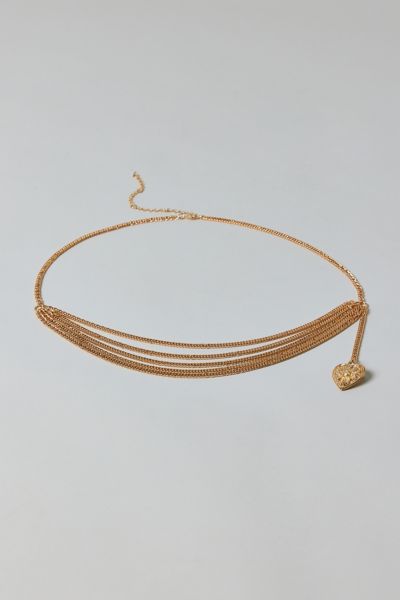 Heart Draped Chain Belt