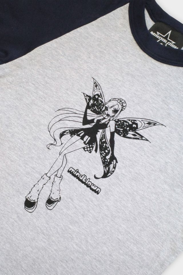 Mindblown Fairy Raglan Baby Tee #1