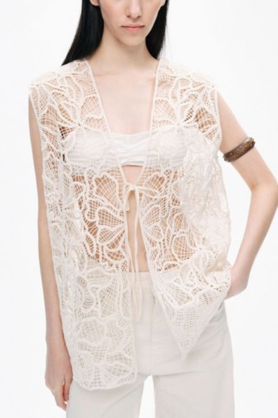 Nocturne Floral Embroidered Vest
