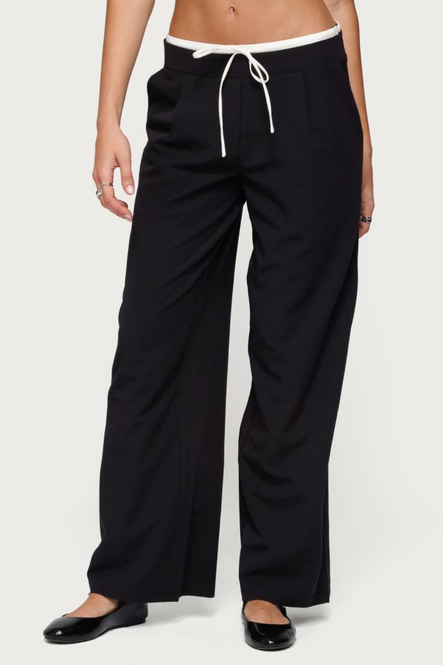 Edikted Peekaboo Drawstring Pants #3