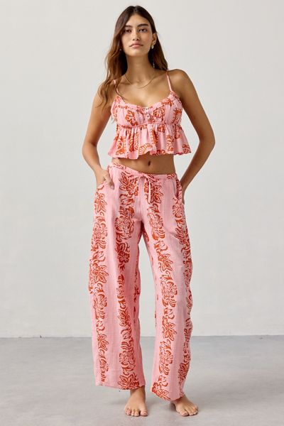 Out From Under Golden Hour Low-Rise Barrel Leg Pants