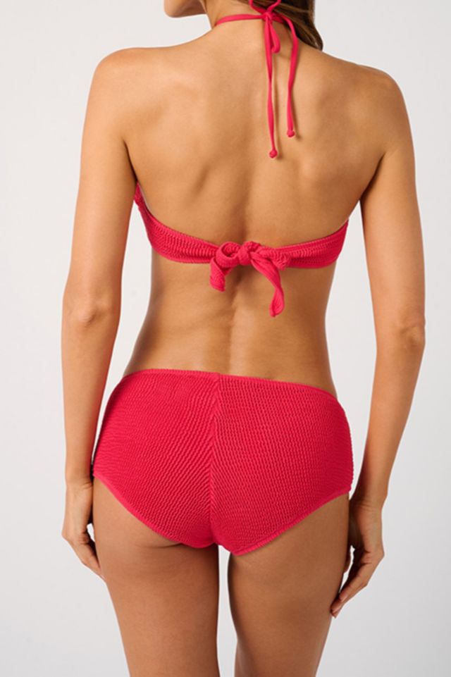 WeWoreWhat Cross Ribbed Bandeau Bikini Top #2