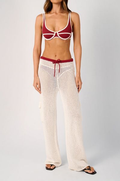 WeWoreWhat Crochet Cargo Pants