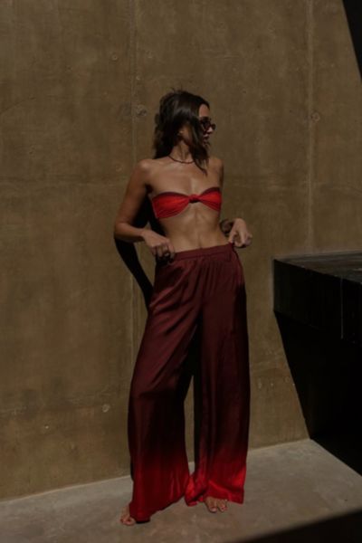 WeWoreWhat Satin Beach Pant