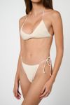 WeWoreWhat Scoop String Bikini Top