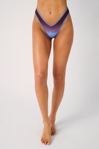 Weworewhat Delilah Bikini Bottom In Maroon/bl Jean, Women's At Urban Outfitters In Neutral
