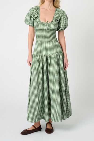 WeWoreWhat Smocked Drop Waist Maxi Dress