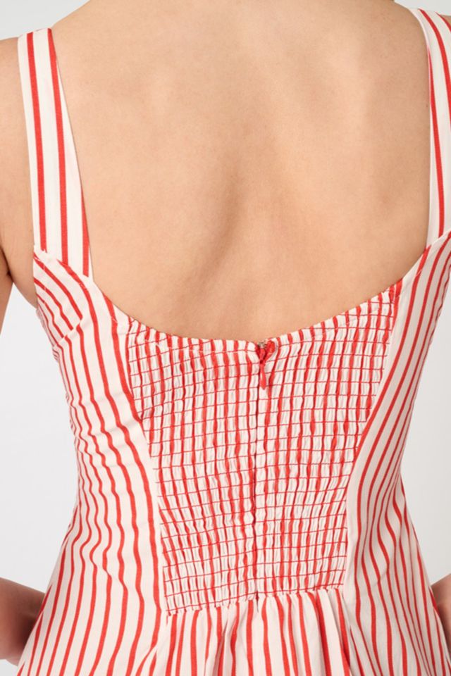 WeWoreWhat Striped Poplin Midi Dress #1