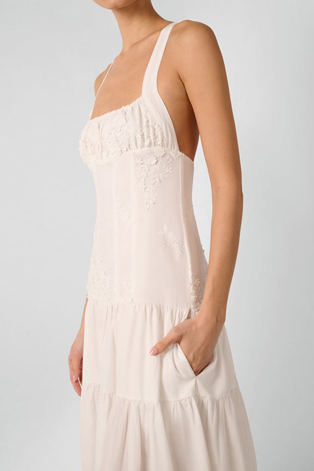 WeWoreWhat Eyelet Midi Dress #2