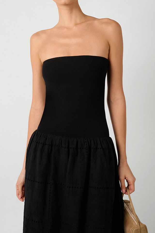 WeWoreWhat Drop Waist Cotton Midi Dress #1