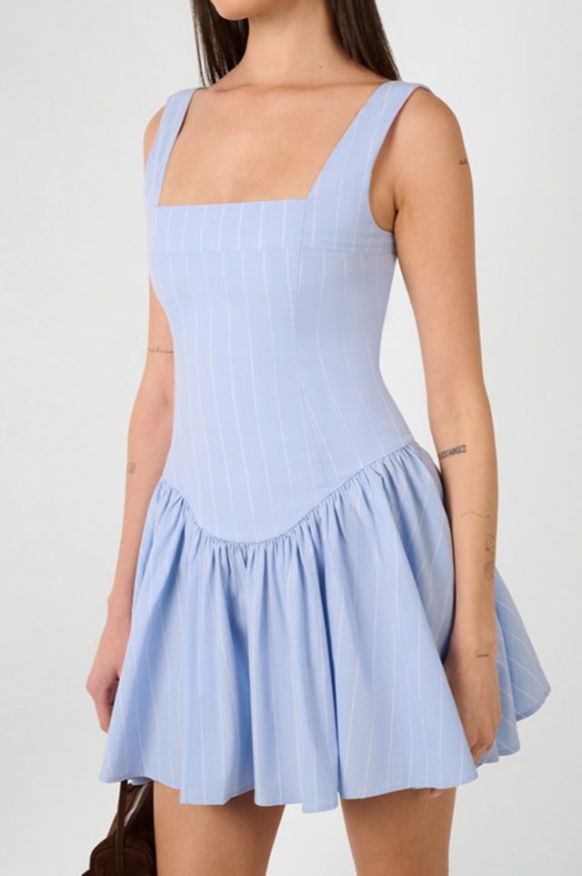 WeWoreWhat Corset Drop Waist Mini Dress #1