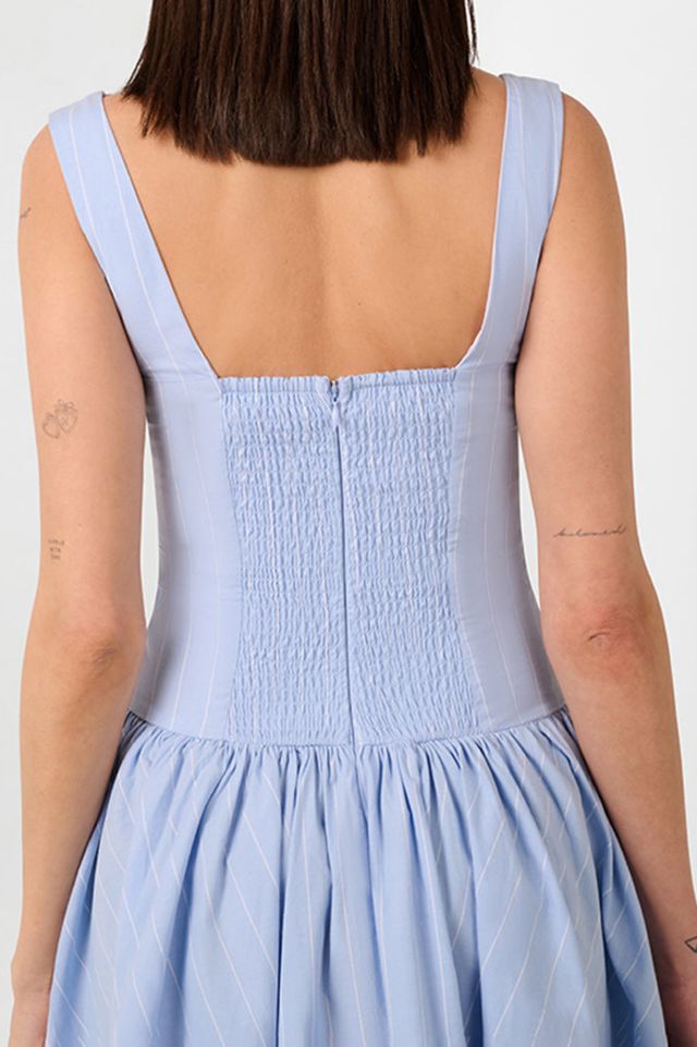 WeWoreWhat Corset Drop Waist Mini Dress #3