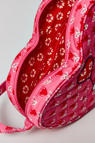 Vera Bradley Peanuts Verona Heart Crossbody Bag