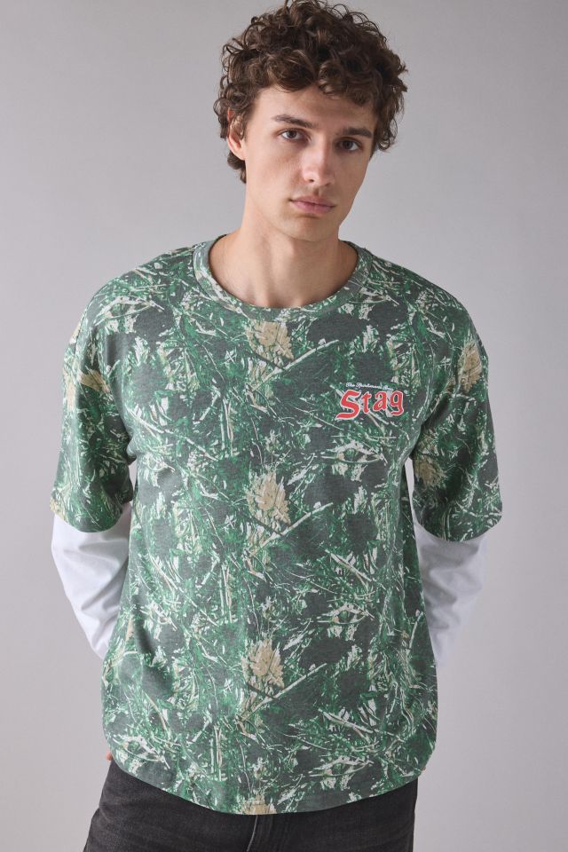 Stag Beer Camo Double Layer Tee #1