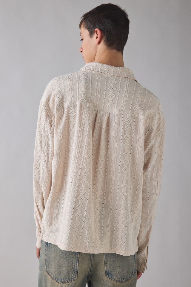 Native Youth Morales Jacquard Long Sleeve Shirt #1