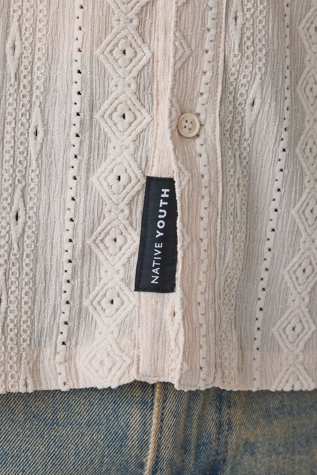 Native Youth Morales Jacquard Long Sleeve Shirt #4