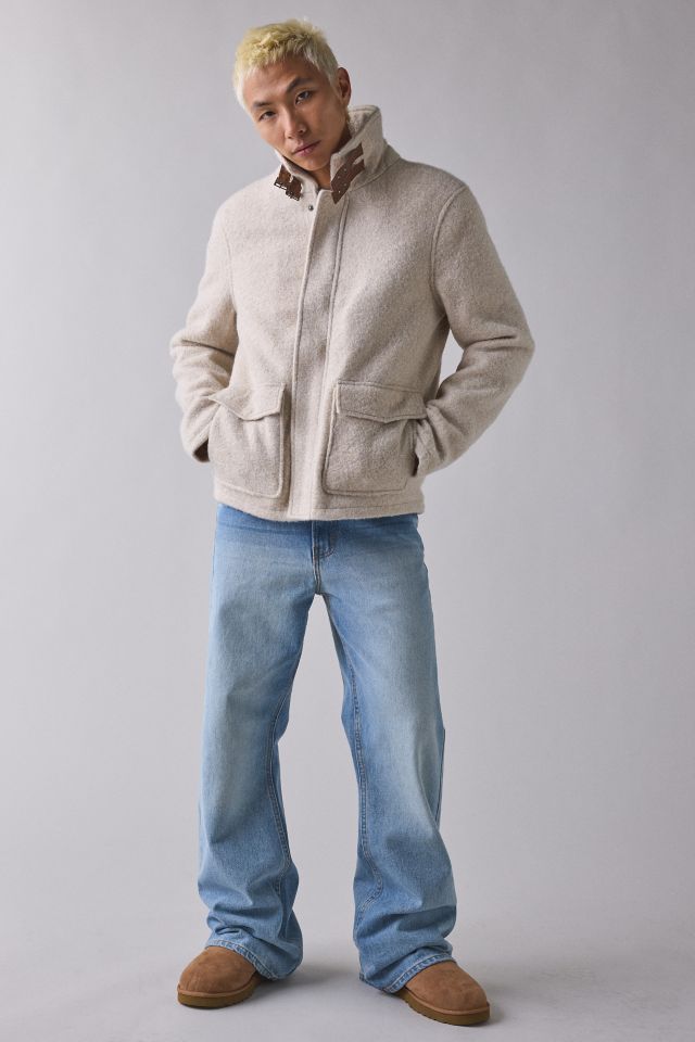 Native Youth Grover Boucle Aviator Jacket #2