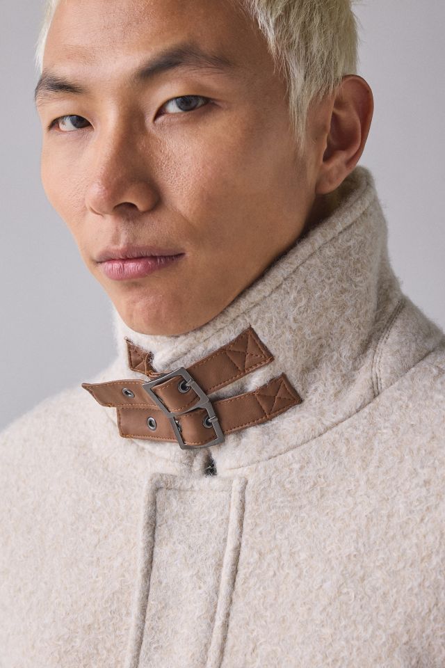 Native Youth Grover Boucle Aviator Jacket #3