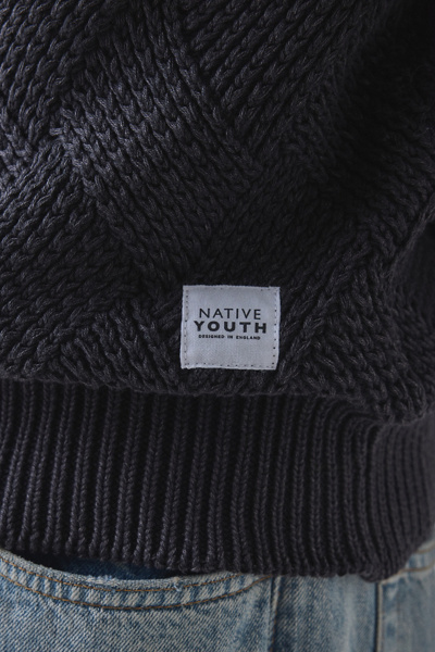 Native Youth Campbell Knit Crew Neck Sweater