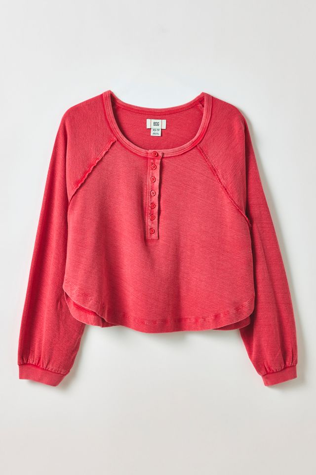 Haut Henley surdimensionné à manches longues Logan BDG #1