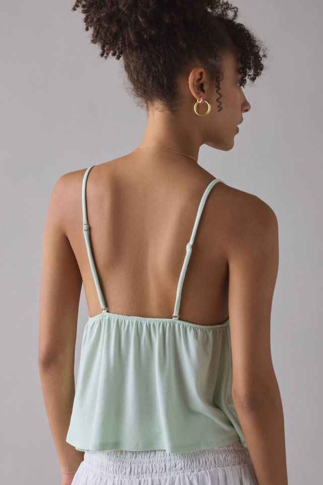 Kimchi Blue Jaelyn Jersey Knit Plunging Babydoll Cami #2