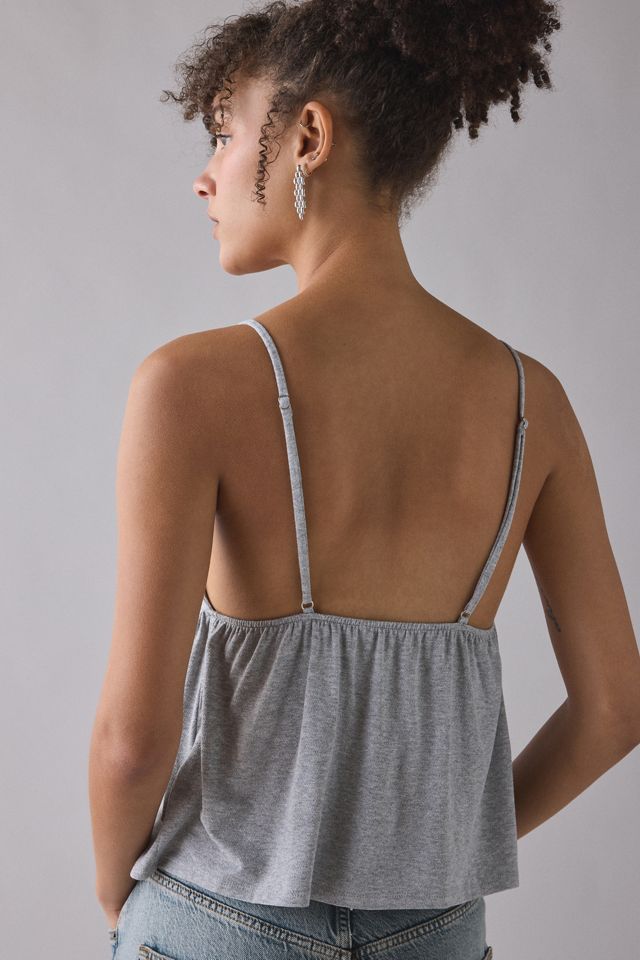 Kimchi Blue Jaelyn Jersey Knit Plunging Babydoll Cami #3