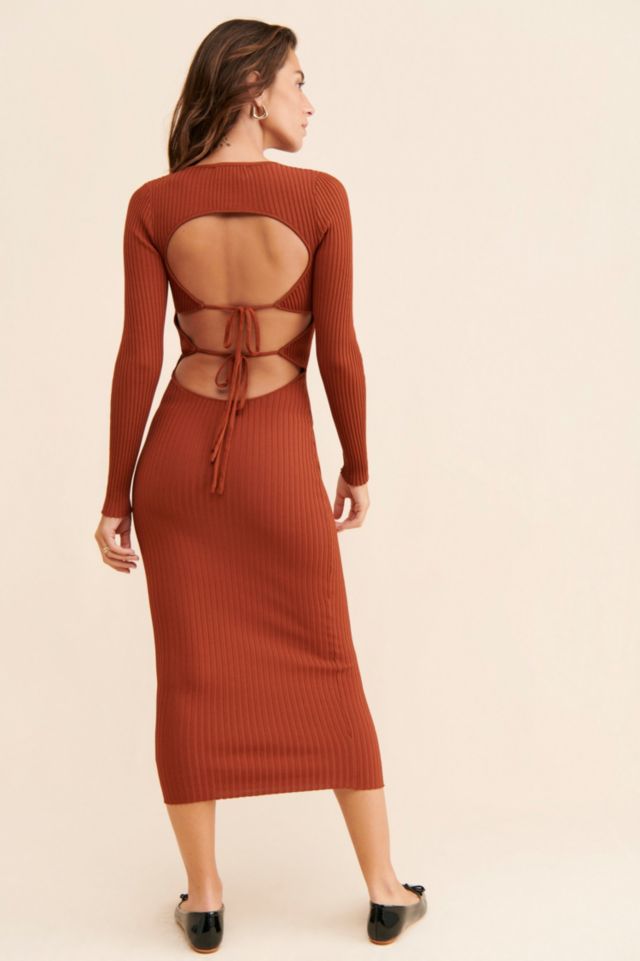 MinkPink Alba Knit Midi Dress #1