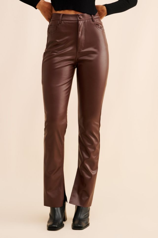 4SI3NNA Zeida Vegan Leather Pants #3