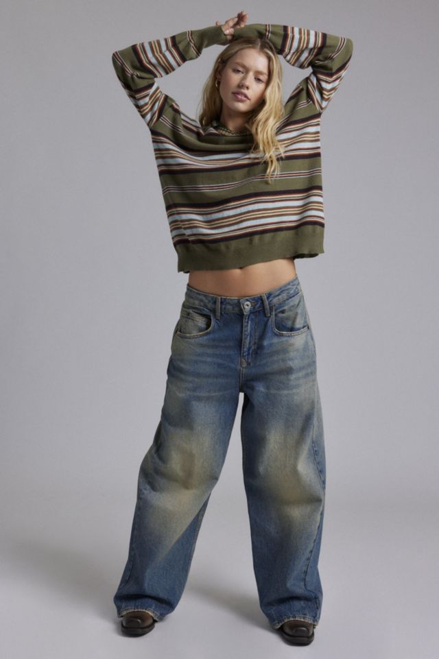 BDG Bowen Oversized Polo Sweater #3