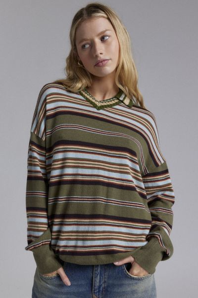 BDG Bowen Oversized Polo Sweater