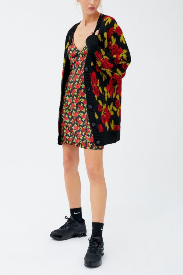 Reign Floral Intarsia Knit Cardigan #2