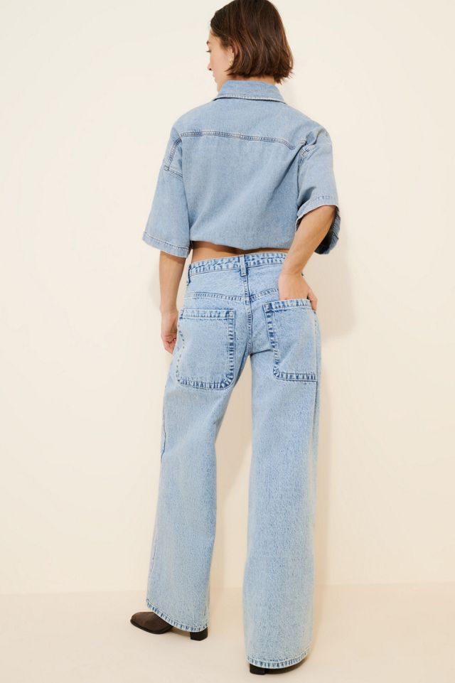 JUST BLACK DENIM Relaxed Wide-Leg Jeans #1