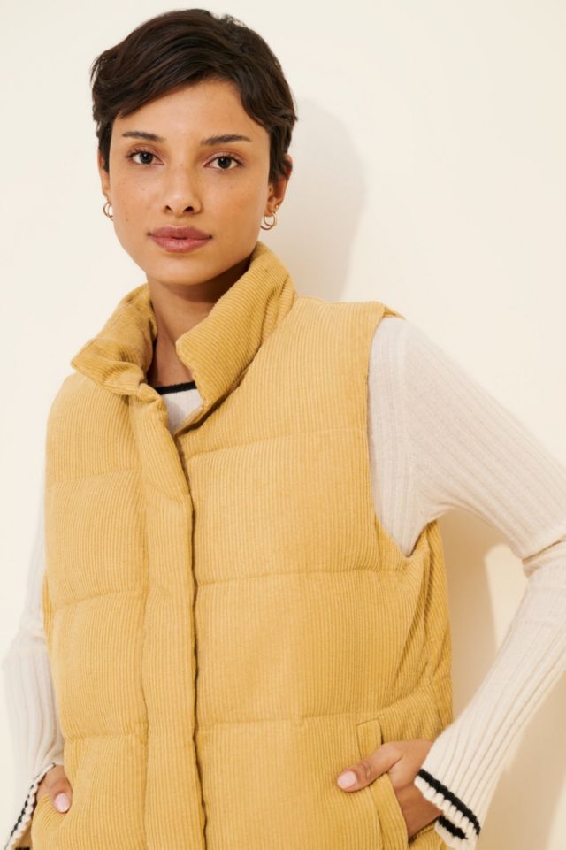 4SI3NNA Corduroy Relaxed Puffer Vest #2