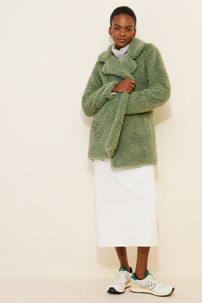 4SI3NNA Noreen Sherpa Coat | Urban Outfitters