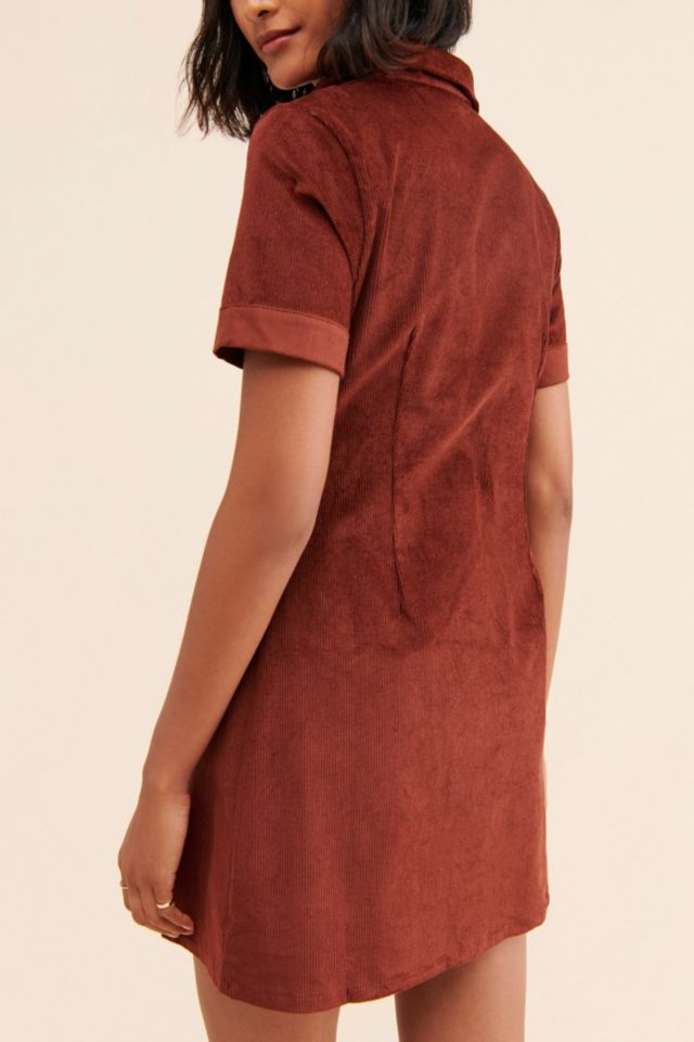 Glamorous Corduroy Zip Up Dress #1