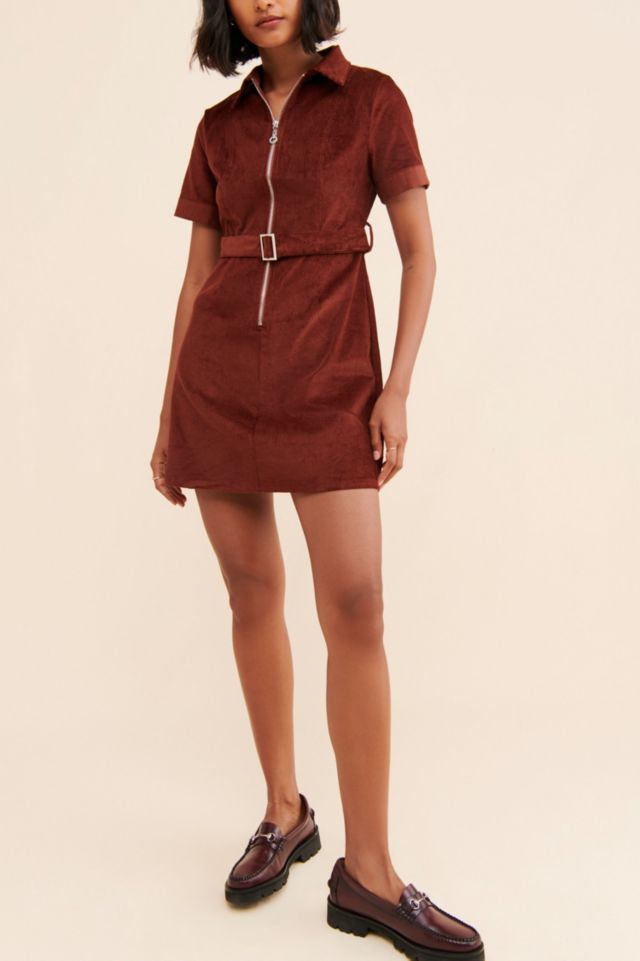 Glamorous Corduroy Zip Up Dress #3