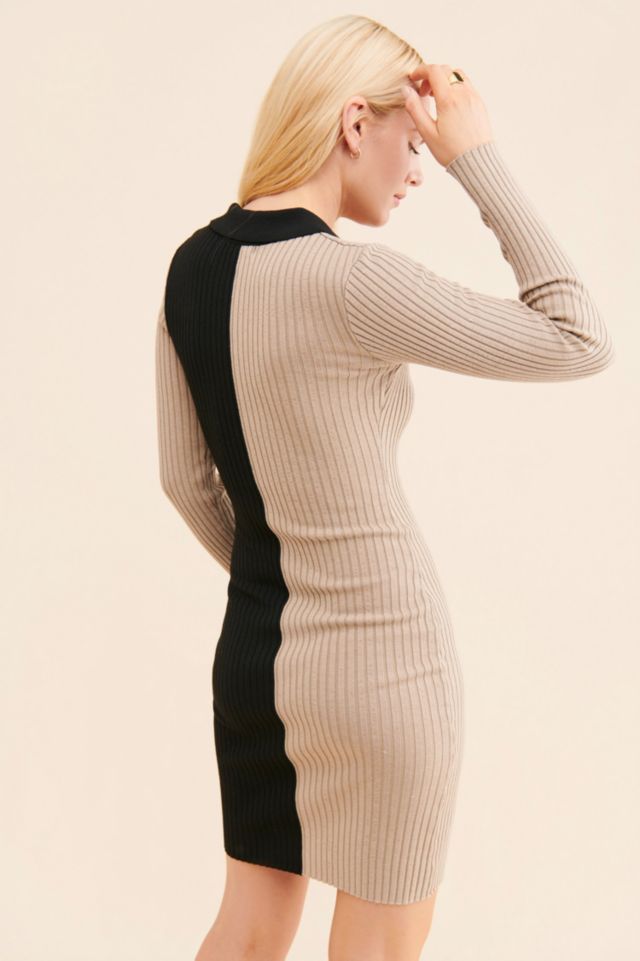 Daisy Street Split Knit Dress #1