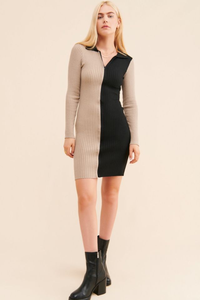 Daisy Street Split Knit Dress #3